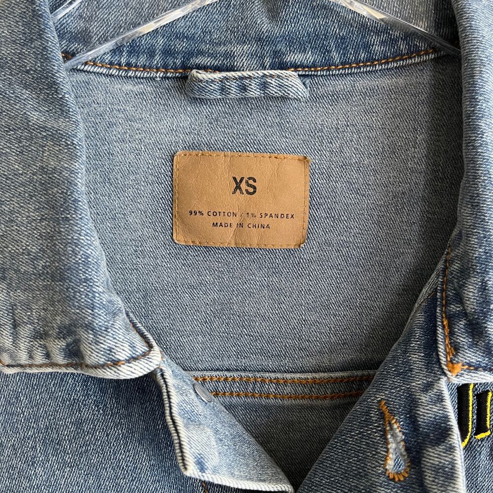 Jim Beam Women's Trucker Jacket Jean Jacket Size XS - Picture 3 of 7